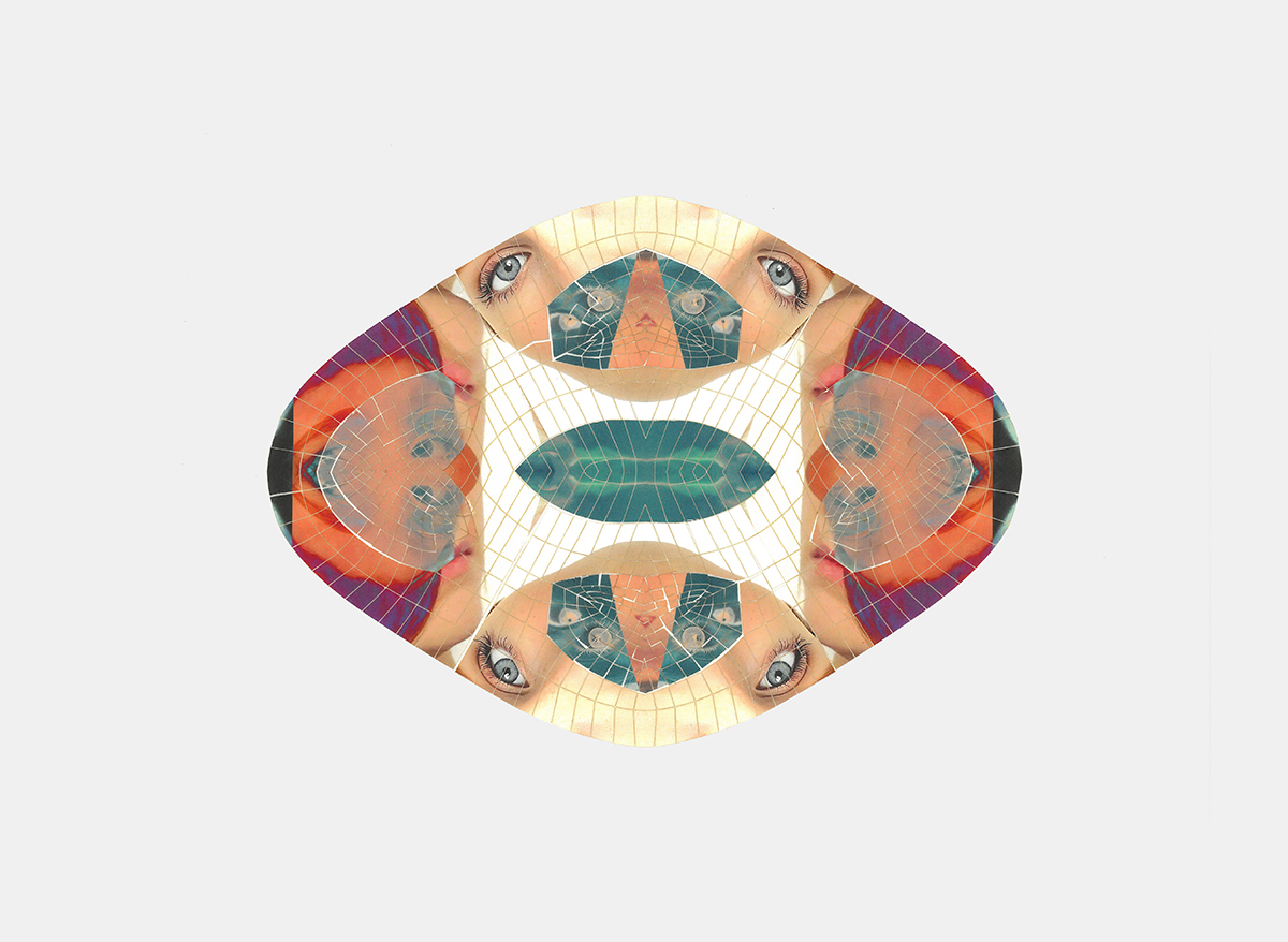 ”One Match”, digital prints and collage, 20” x 16”, 2024