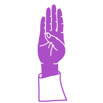 illustration of a hand