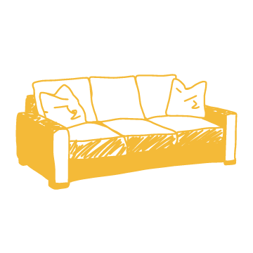 illustration of a sofa